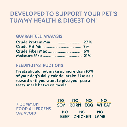 Digestive Health | 50% Off 2 Pack Dog Treats